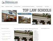 Tablet Screenshot of law-school-admission.com